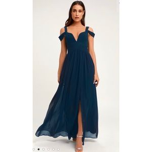 NWT Lulu’s Oceans of Elegance maxi dress